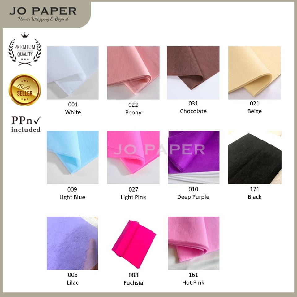 

[28-30 LEMBAR] Kertas Tissue Tisu Florist Buket Bunga Korea / Tissue Paper Craft Wrapping Packaging