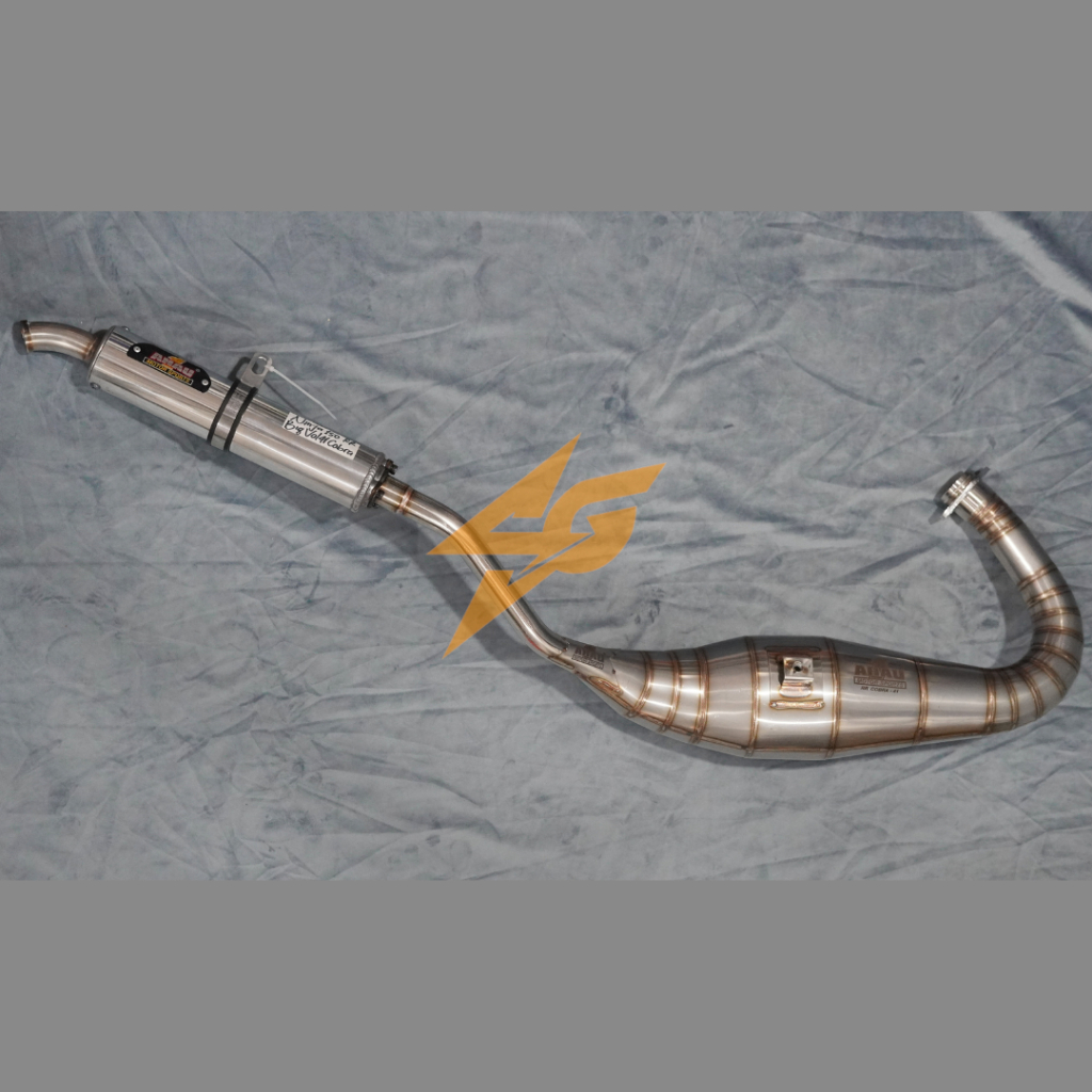 Knalpot AHAU Ninja RR big vol cobra stainless