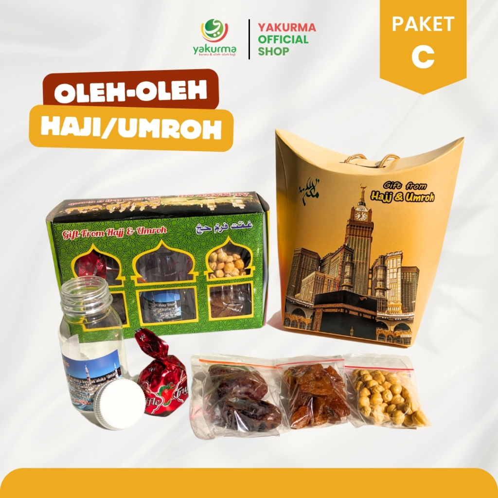 

Paket Oleh-oleh Haji & Umroh Ekonomis 25 pcs | Paket C | Paket Lengkap Ekonomis Oleh-oleh Haji & Umroh