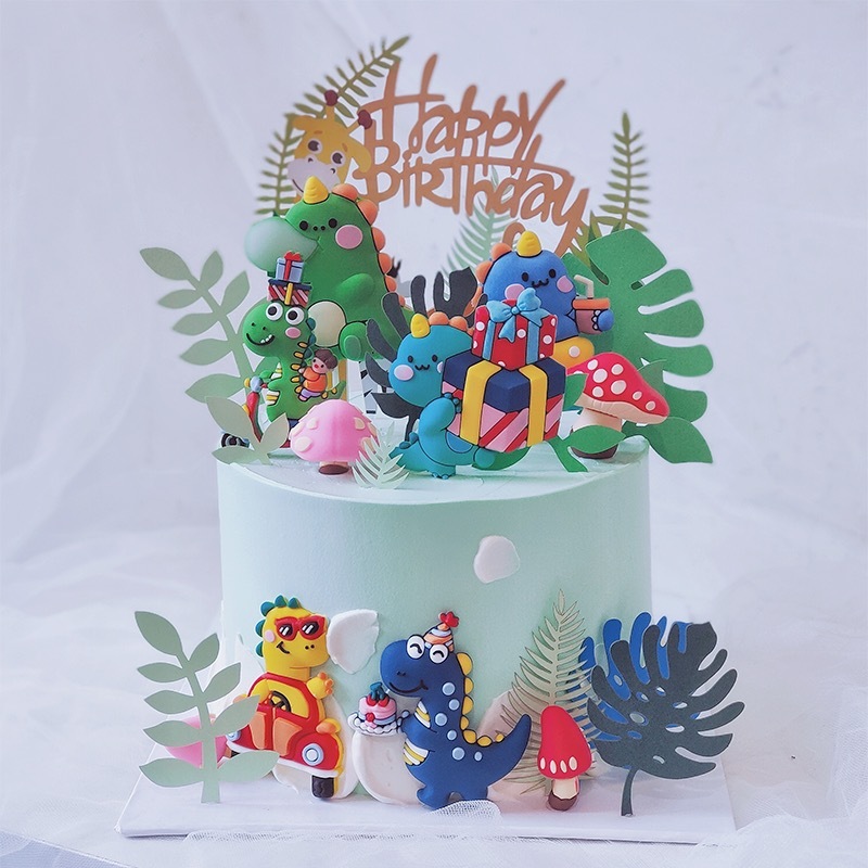 Topper jungle / Topper Dino / Topper birthday / Topper Kue