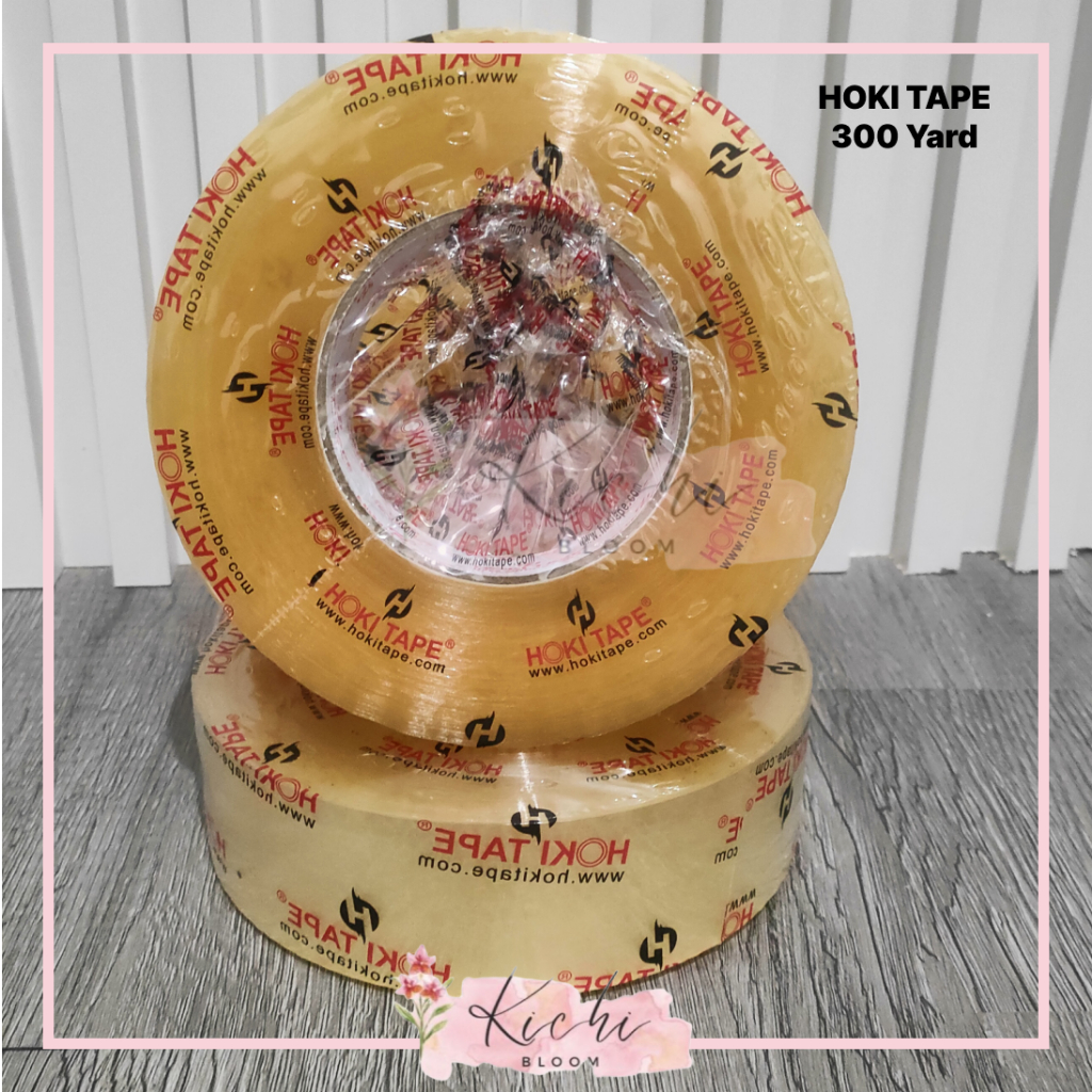 

Lakban Bening Jumbo 45mm x Lakban Bening 300 Yard / Lakban Bening Hoki Tape 300 Yard