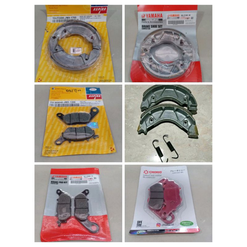 Dispad Depan & Kampas Rem Belakang Yamaha Vega ZR/Jupiter Z 2010/Jupiter Z'1 Injeksi