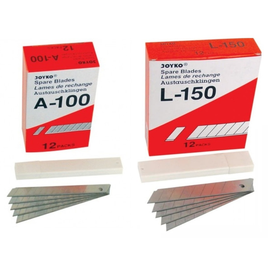 

ISI PISAU CUTTER SERBAGUNA / REFILL PISAU CUTTER/ REFFIL REFILL ISI CUTTER BESAR JOYKO L-150 (1PCS) / REFILL / ISI CUTTER KECIL JOYKO A-100 / Refill JOYKO Cutter Blade Refill Isi Pisau Pemotong Cutter JOYKO ( Varian L-150 dan A-100) | RC01