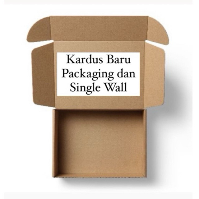 

(WAJIB CO PACKAGING) Kardus Baru dan Single Wall