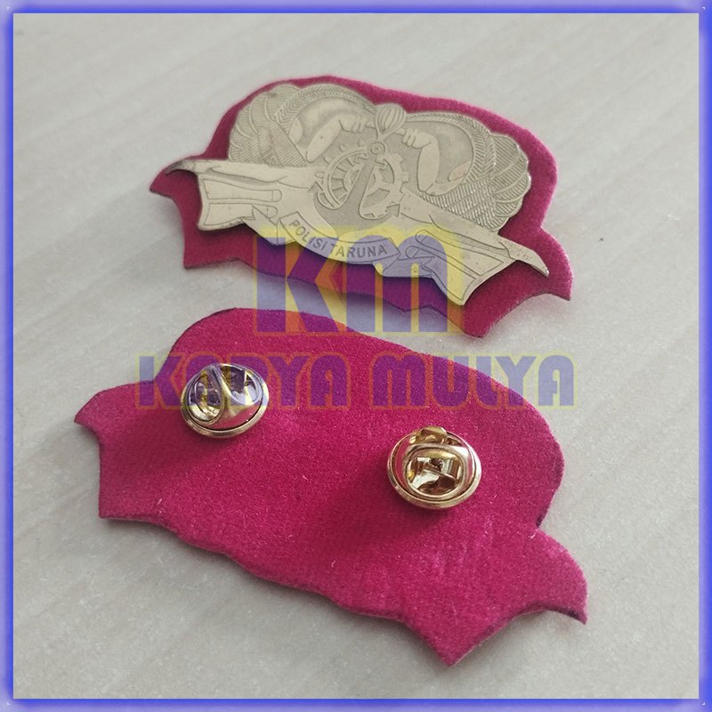 Pin Bros Poltar Pin Logo Polisi Taruna Pin Polisi Taruna Lencana - Karya Mulya
