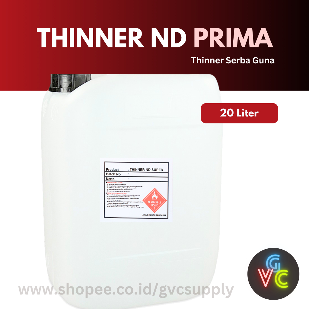 

7lekkar - thinner nd prima 20 liter thinner serbaguna gvcsupply