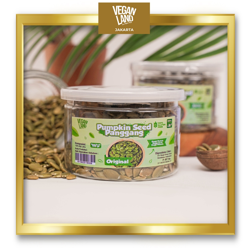 

[VEGAN] ROASTED PUMPKIN SEED ORIGINAL 150 GR | BIJI LABU PANGGANG ORIGINAL 150 GRAM - VL JAKARTA