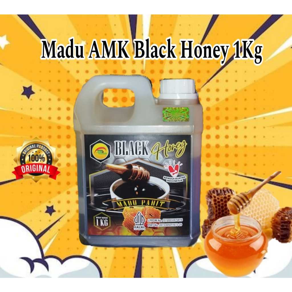 

Madu hitam pahit AMK 1KG ORI 100%