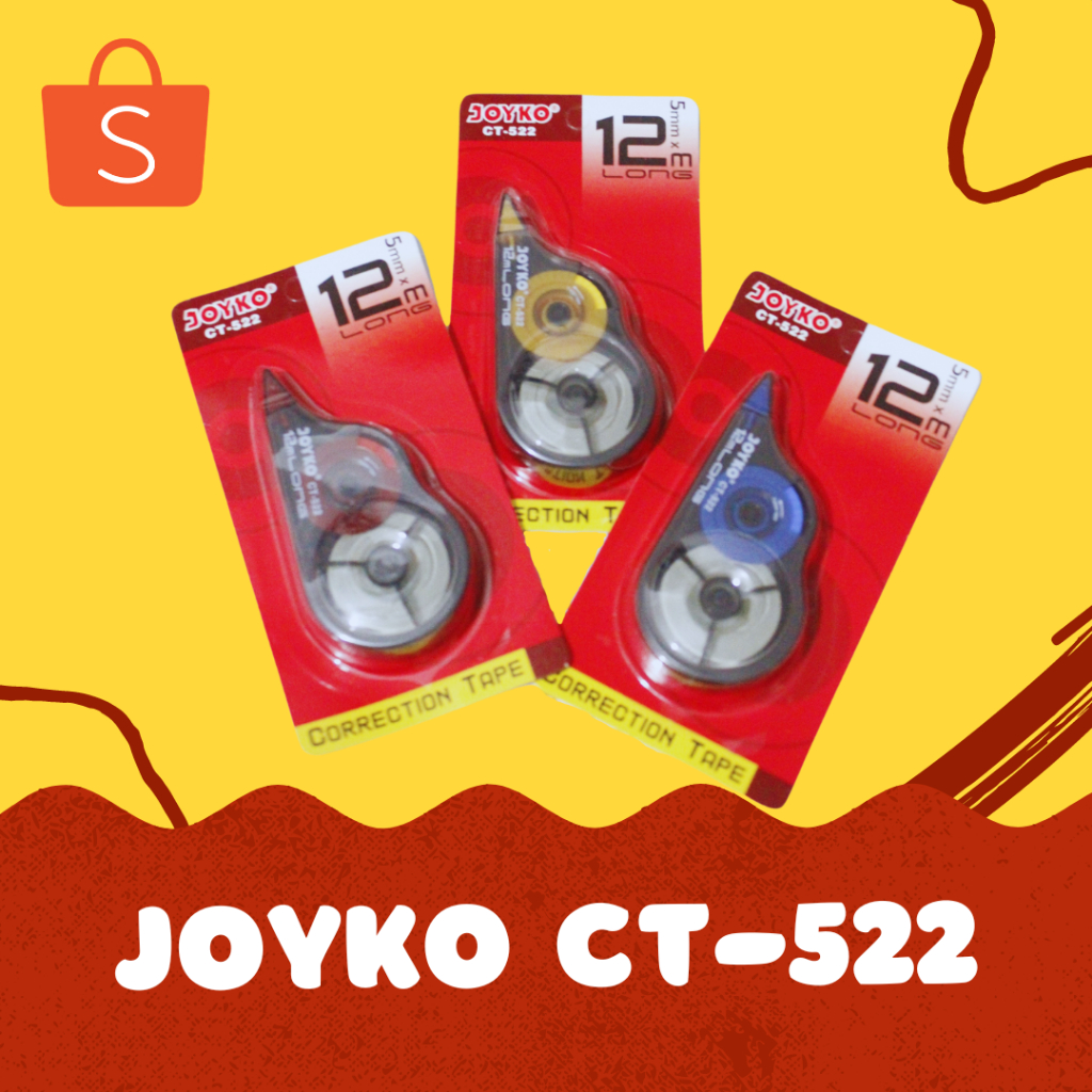 

Correction Tape / Tipe X Joyko CT-522, CT-533 & CT-507