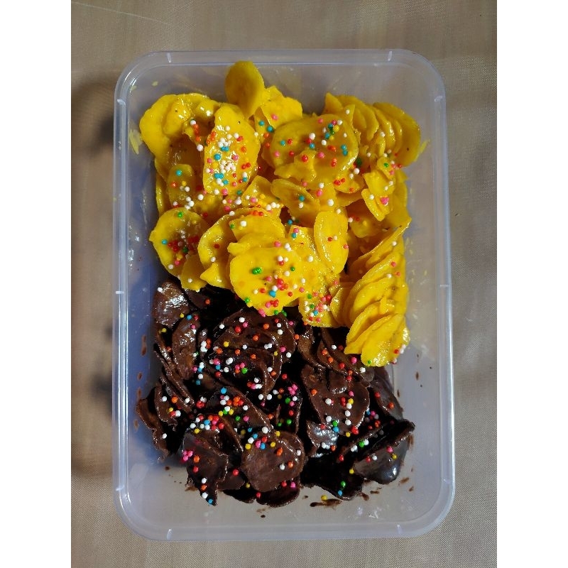 

pisang coklat lumer, rasa banana&coklat