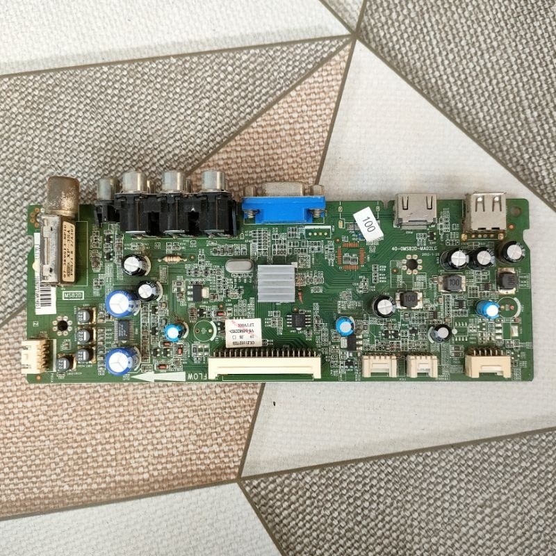 mb ori mainboard led tv Polytron PLD 19D658