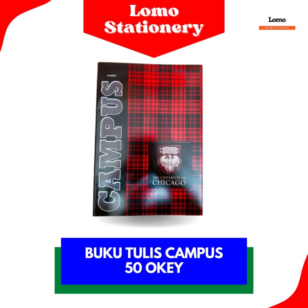 

Buku Tulis Boxy Campus Okey isi 50 lembar (10 Buku)