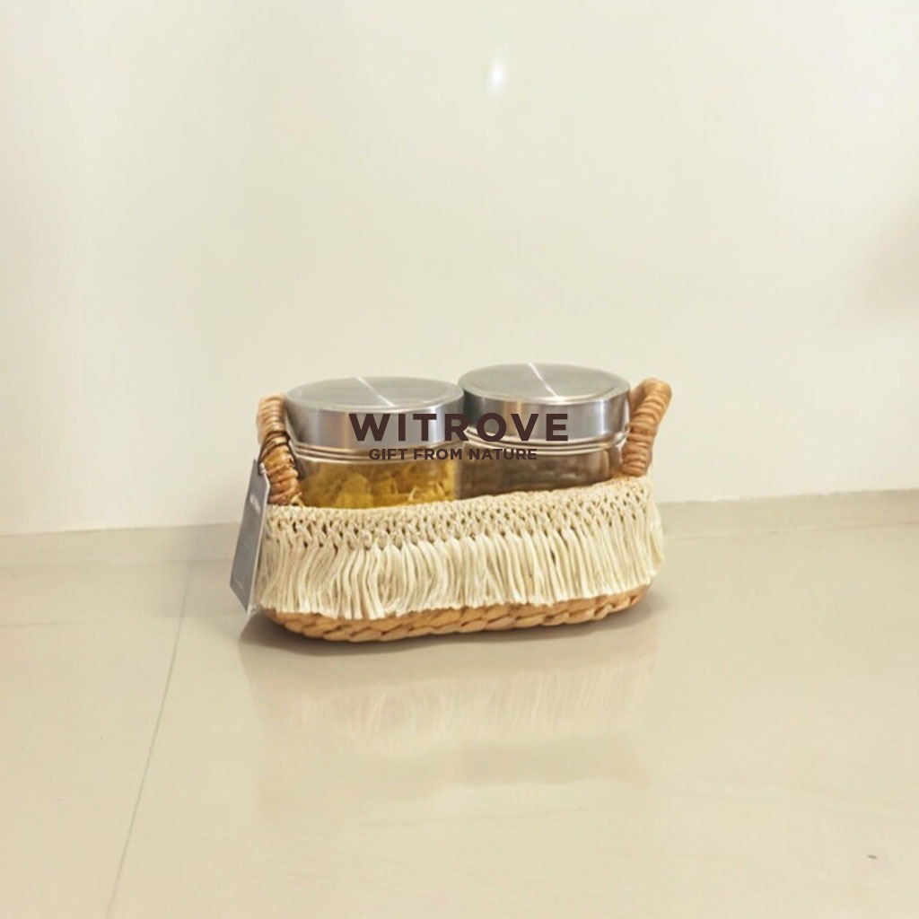 TOPLES KUE KERING DAN WADAH ANYAMAN ECENG GONDOK