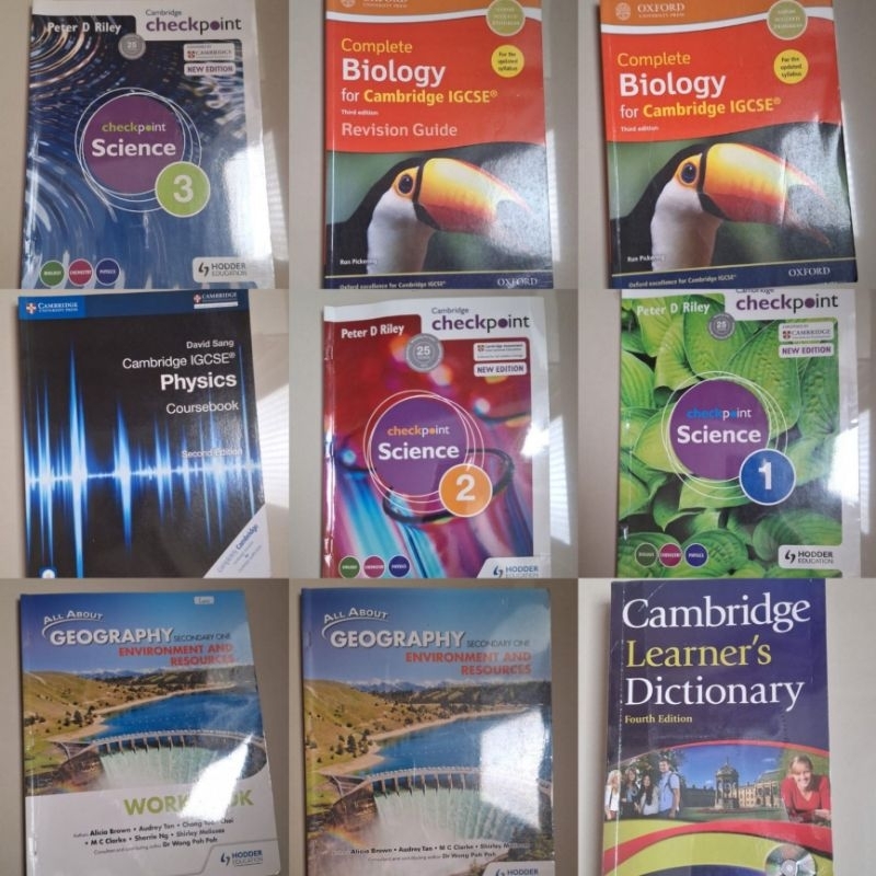 Cambridge IGCSE & Cambridge Checkpoint/ AS/ A Level books