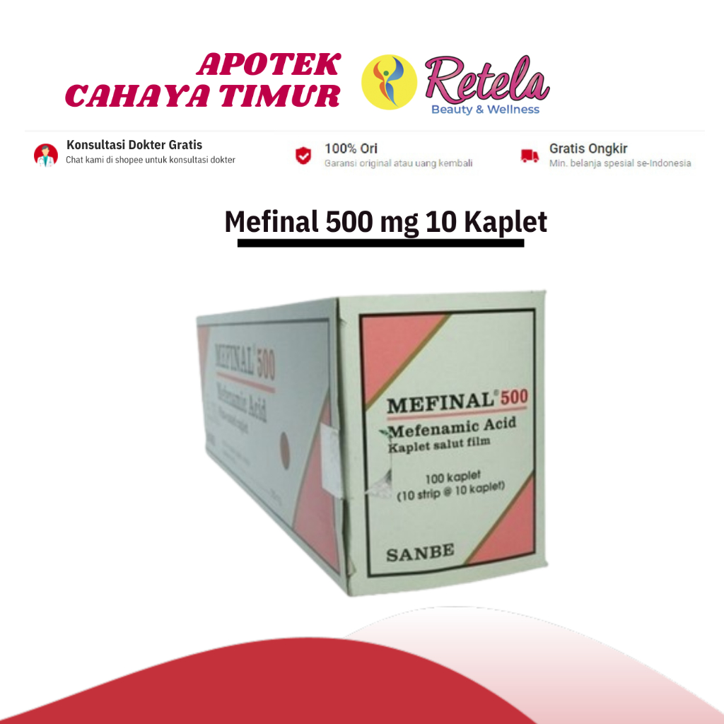 Mefinal 500 mg 10 Kaplet