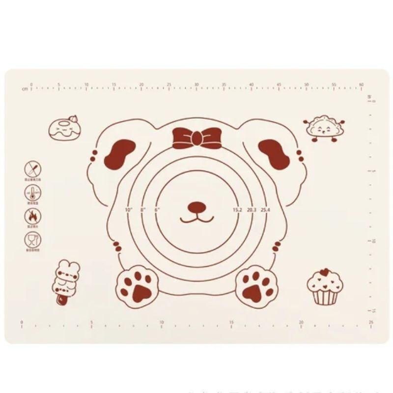 ALAS ADONAN SILIKON BAKING MAT ANTI LENGKET TAHAN PANAS TATAKAN ADONAN ALAS ULEN