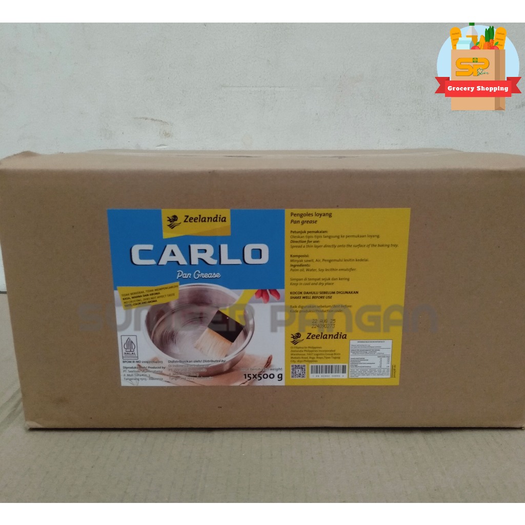 

Zeelandia Carlo - Pan Grease 15x500/ MINYAK PENGOLES LOYANG cartoon