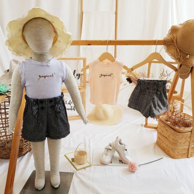 GI - DAE - SETELAN KUTUNG ANAK CEWEK IMPORT