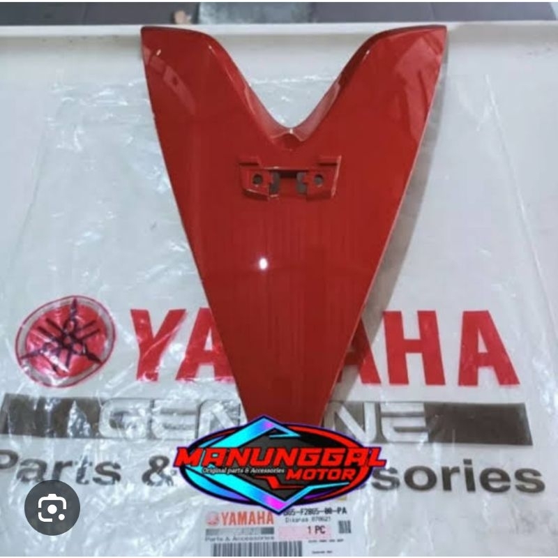 tameng depan aerox 155 merah glossy ori yamaha