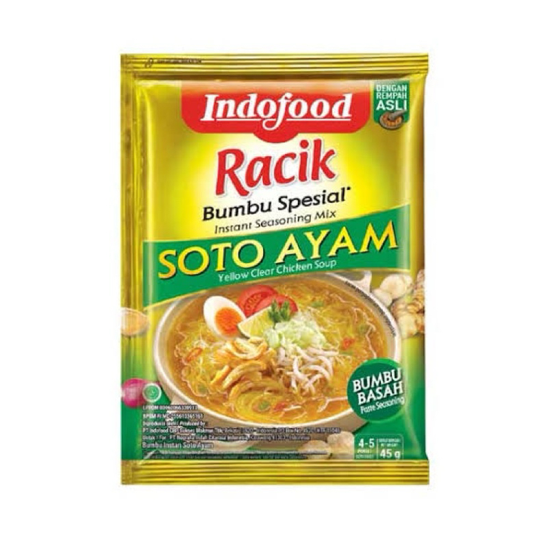 

Racik Bumbu Soto ayam 45gr