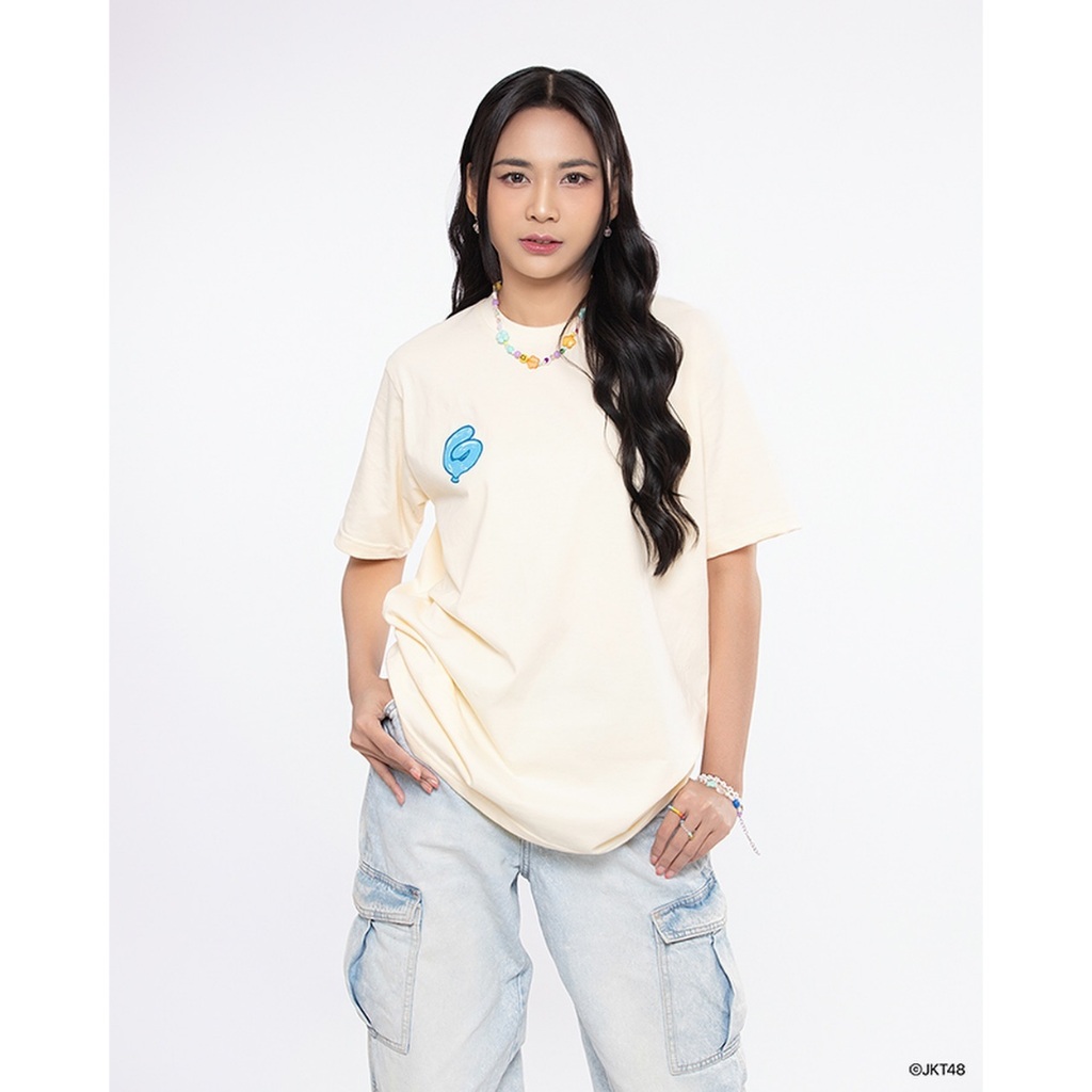 kaos JKT48 Birthday T-Shirt Gita Sekar (Gita) | Unisex New 2024 - Ivory
