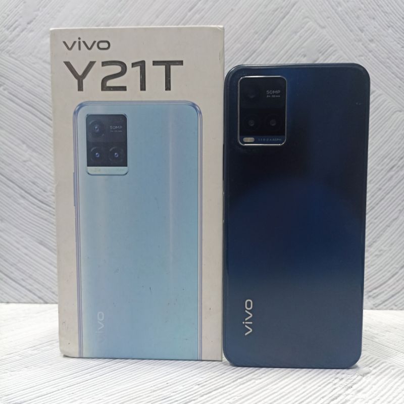 Vivo Y21T 6/128 Handphone Second Bekas Fullset