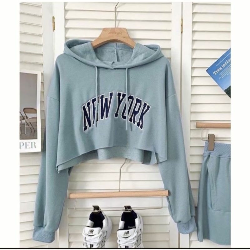 BAJU ATASAN WANITA SWEATER - glad fashion PONTIANAK - nyork sweater