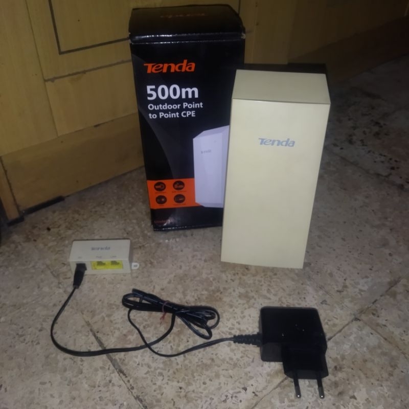 Tenda 01 outdoor 500m Outdoor Point to Point CPE 2,4Ghz Bekas / Second