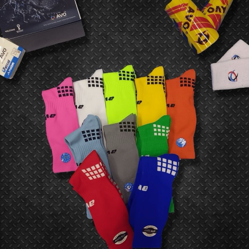 kaos kaki olahraga futsal bola anti slip avo original