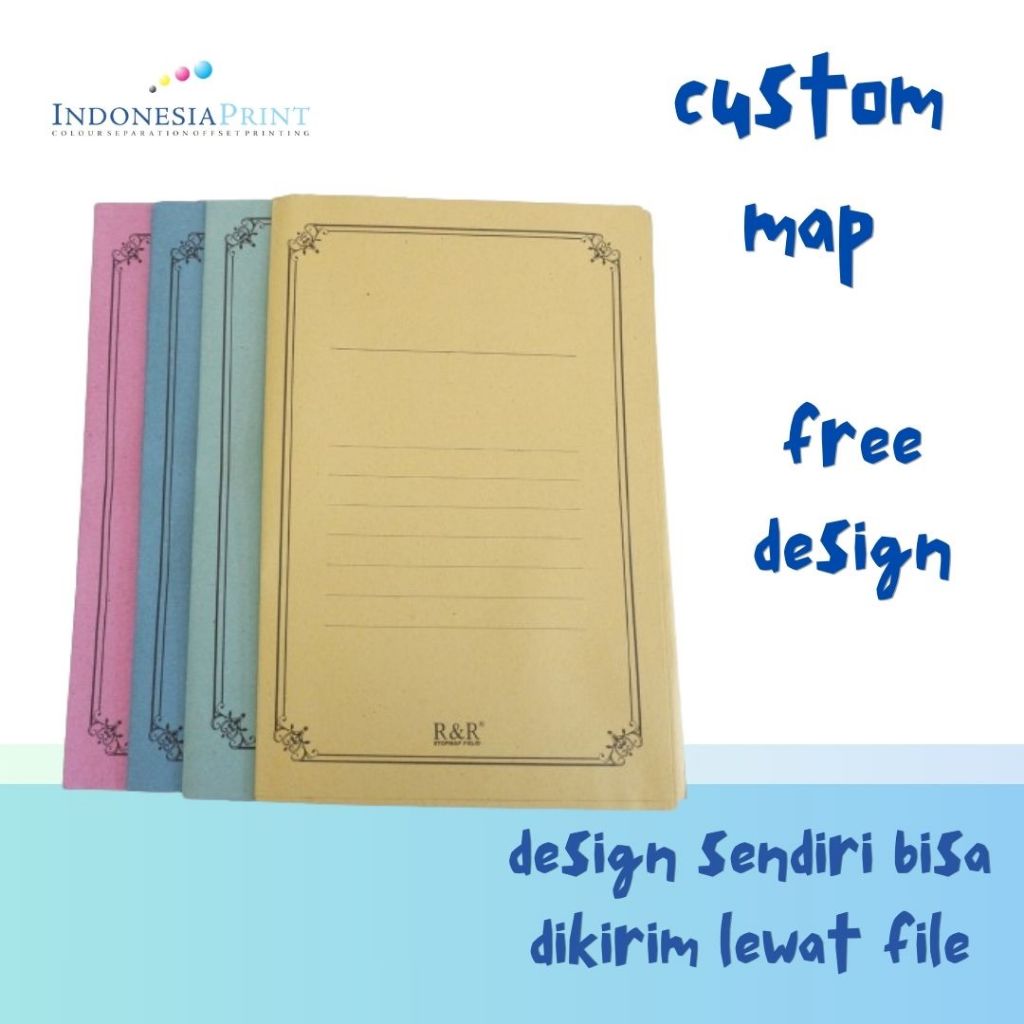 STOP MAP KERTAS FOLIO BISA CUSTOM MATARAM LOMBOK