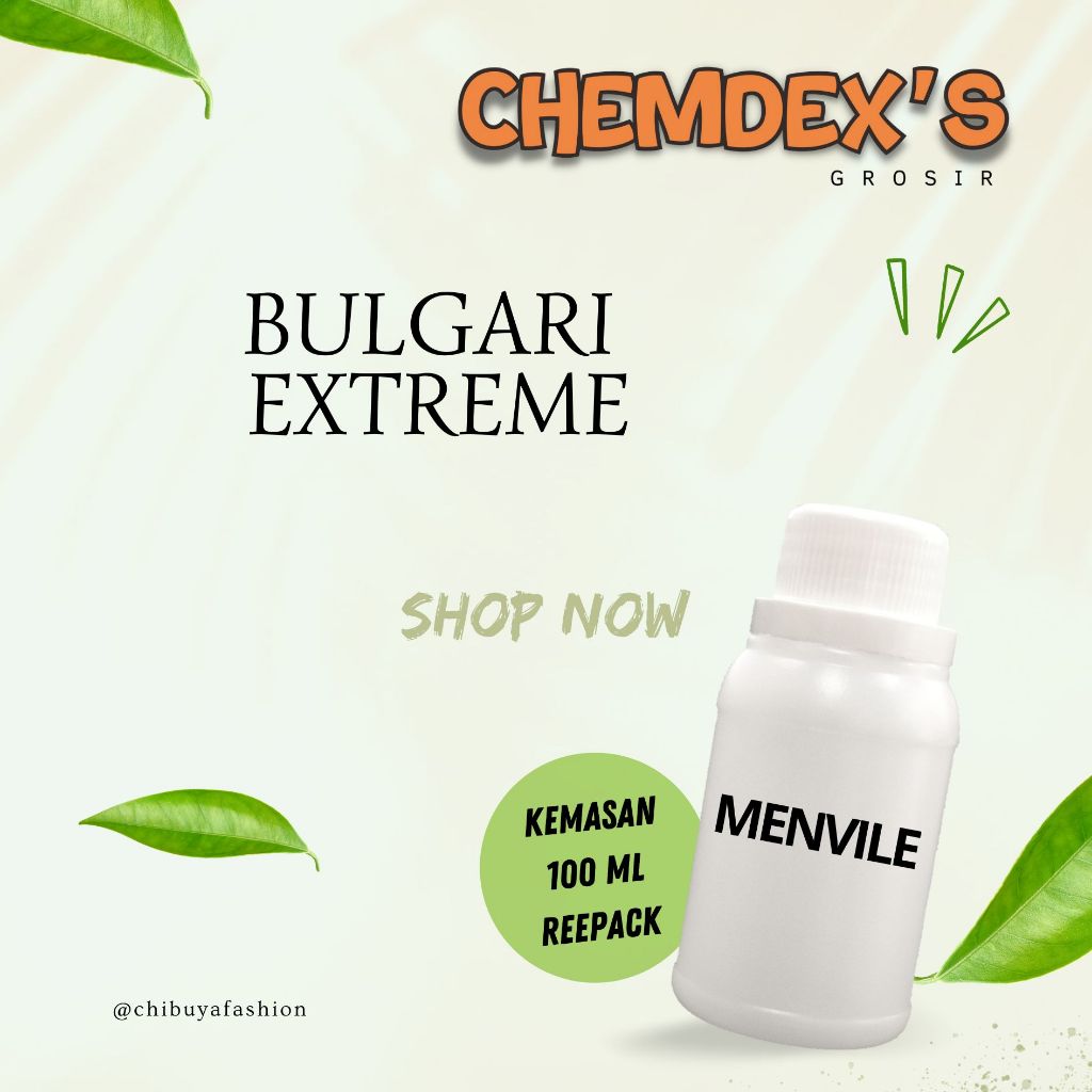 BIBIT PARFUM MURNI// BULGARI EXTREME // MENVILE// REPACK