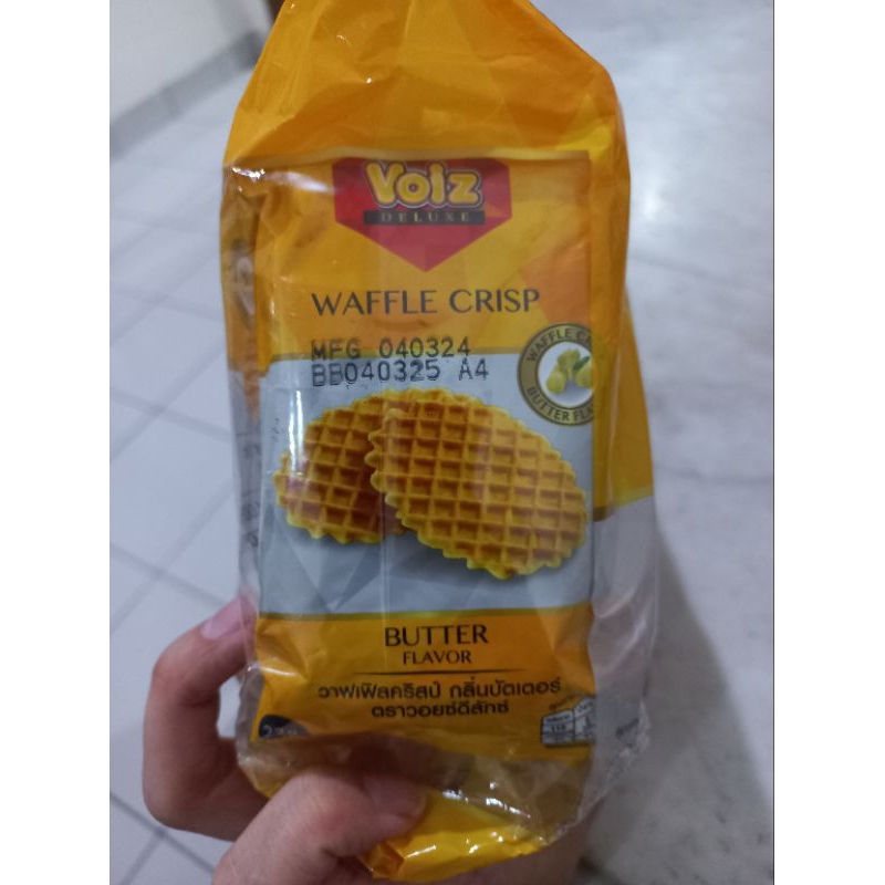

voiz waffle crisp (ECER, waffle butter)