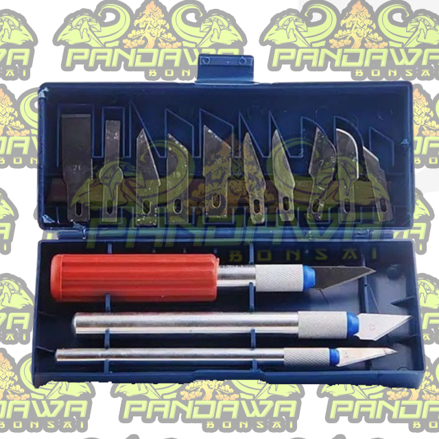 PANDAWA BONSAI-ALAT BONSAI set pisau ukir sayat bonsai