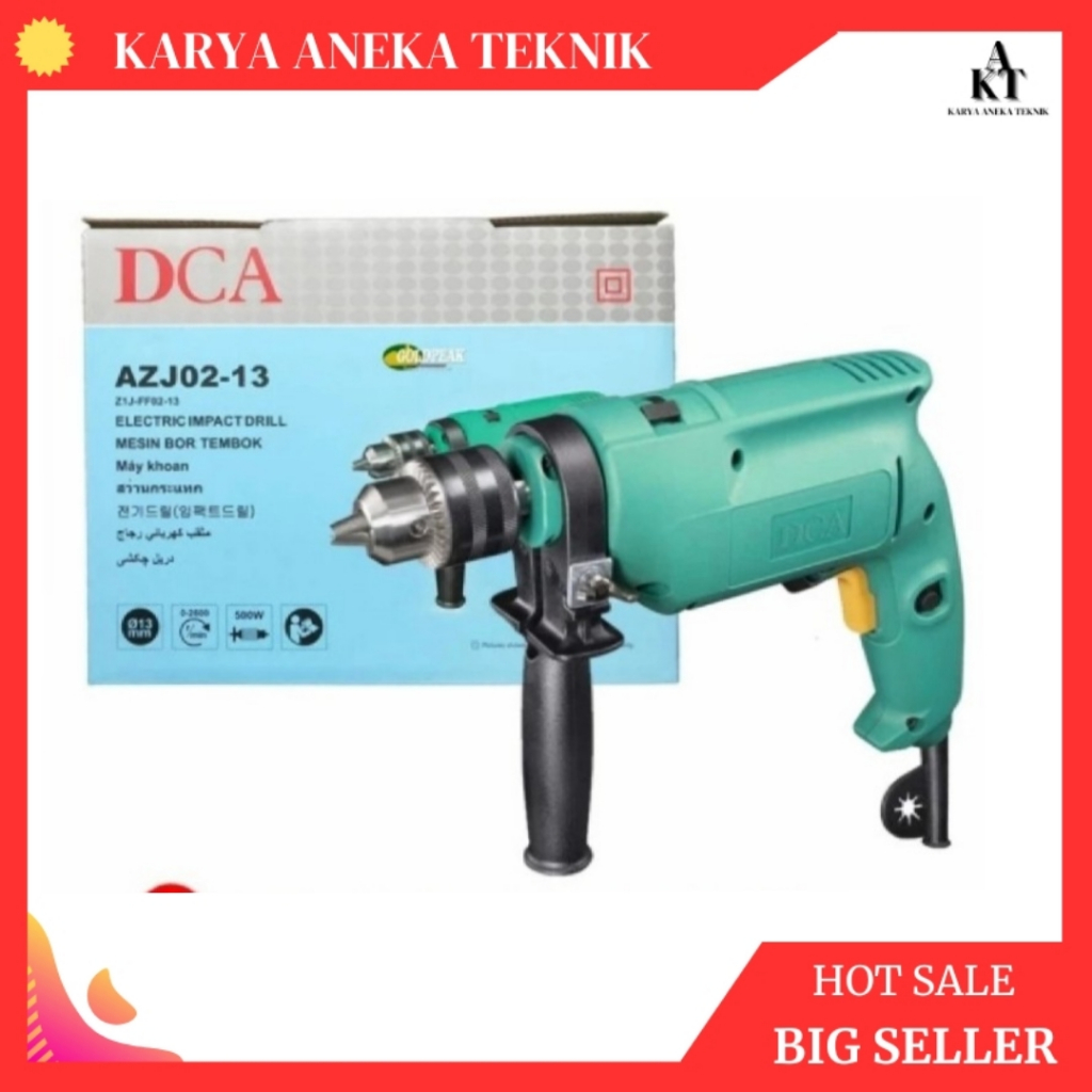 DCA Mesin Bor 13mm AZJ02-13 impact drill bor tembok beton