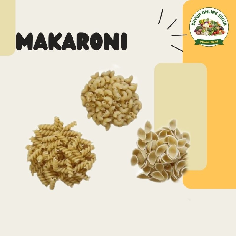 

Makaroni 100Gr - PAWON MAMI SAYUR ONLINE JOGJA