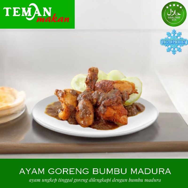 

Teman Makan Ayam Goreng Bumbu Madura - Lauk Instan - Frozen Food