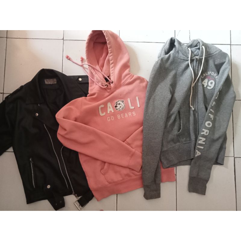 Second Thrift Ramones Jaket kulit ,Hodie Who & Who California