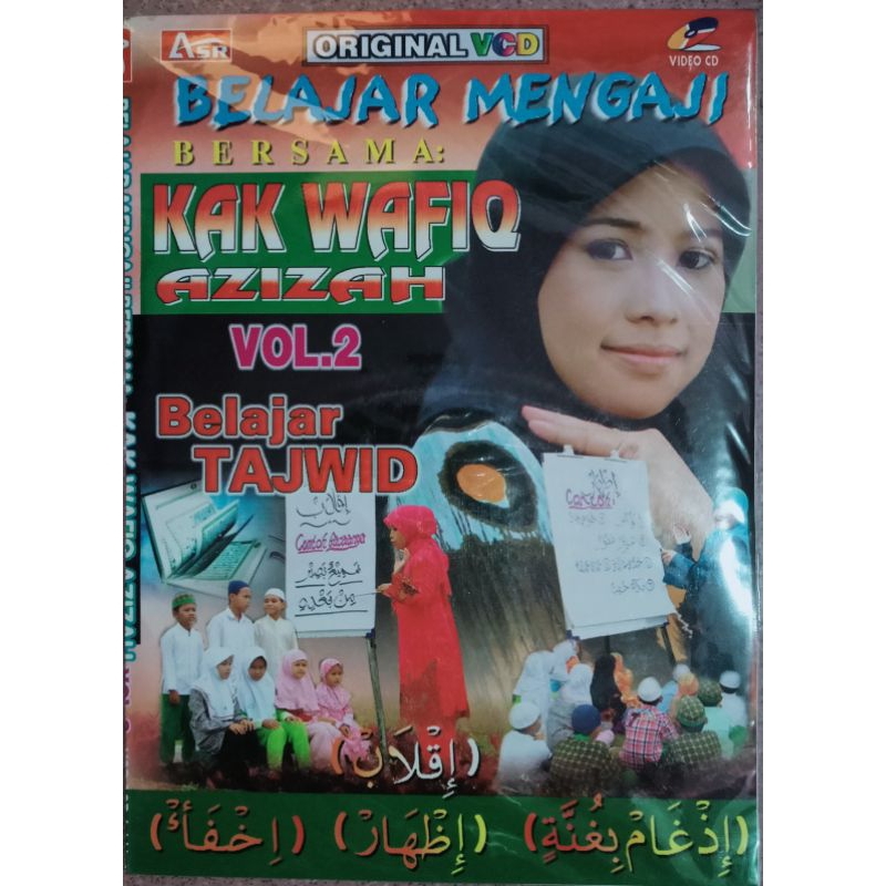 VCD original belajar mengaji bersama Wafiq Azizah belajar tajwid