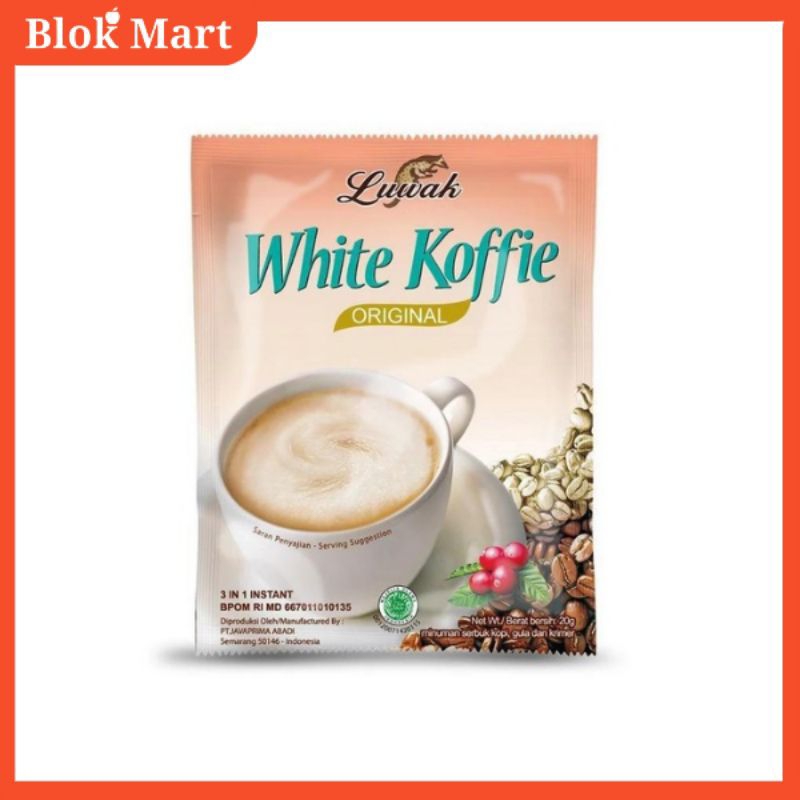 

Luwak White Koffie 1 Sachet