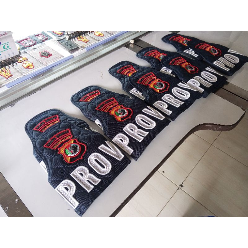 Ban lengan provos polri atribut timbul