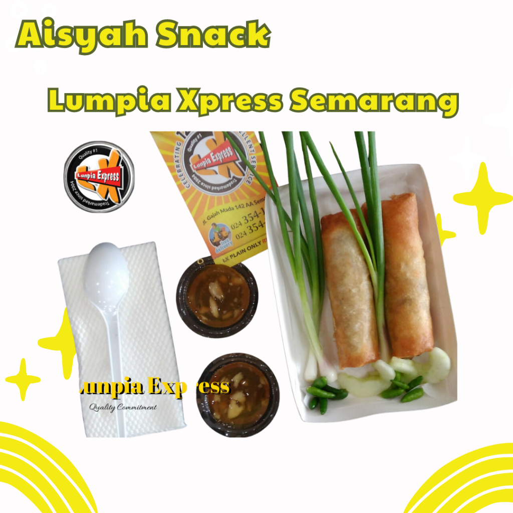 

Lunpia Lumpia Express Semarang |Loenpia Kemasan Vacum 7 Biji - Plain - Plain