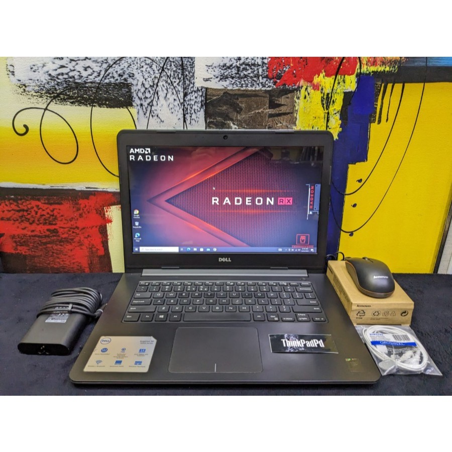 Laptop Gaming Desain Dell Inspiron 14 5448 Core i7 5500U Radeon R7 4GB vram