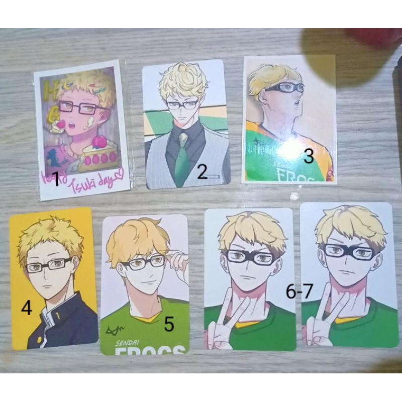 Photocard Polaroid Tsukishima Kei Tsukki Haikyuu Haikyu HQ Sodabee