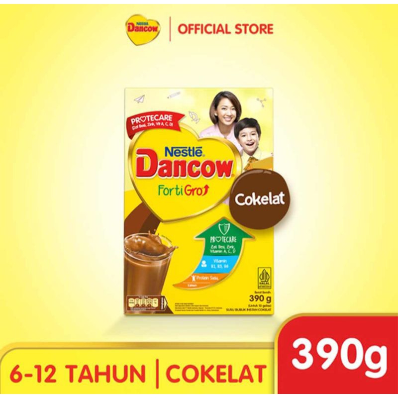 

Nestle Dancow FortiGro Susu Bubuk Instan Cokelat 390g