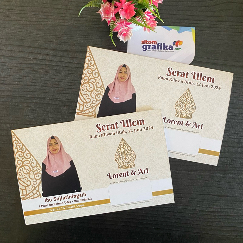 

Undangan Pernikahan Aesthetic Serat Ulem Undangan Pernikahan Undangan Nikah Undangan Tasyakuran Undangan Khitan