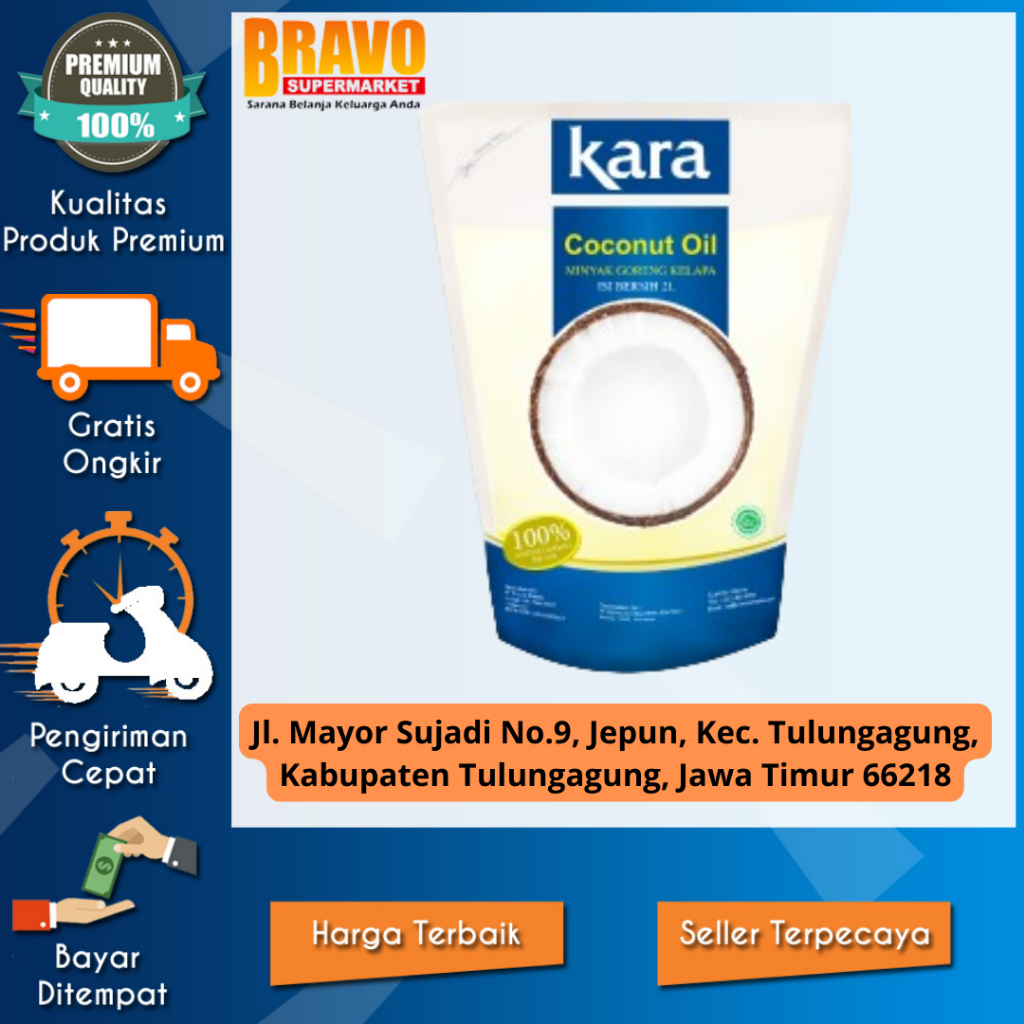 

Bravo Supermarket Tulungagung - Minyak Goreng Kelapa 2 Liter
