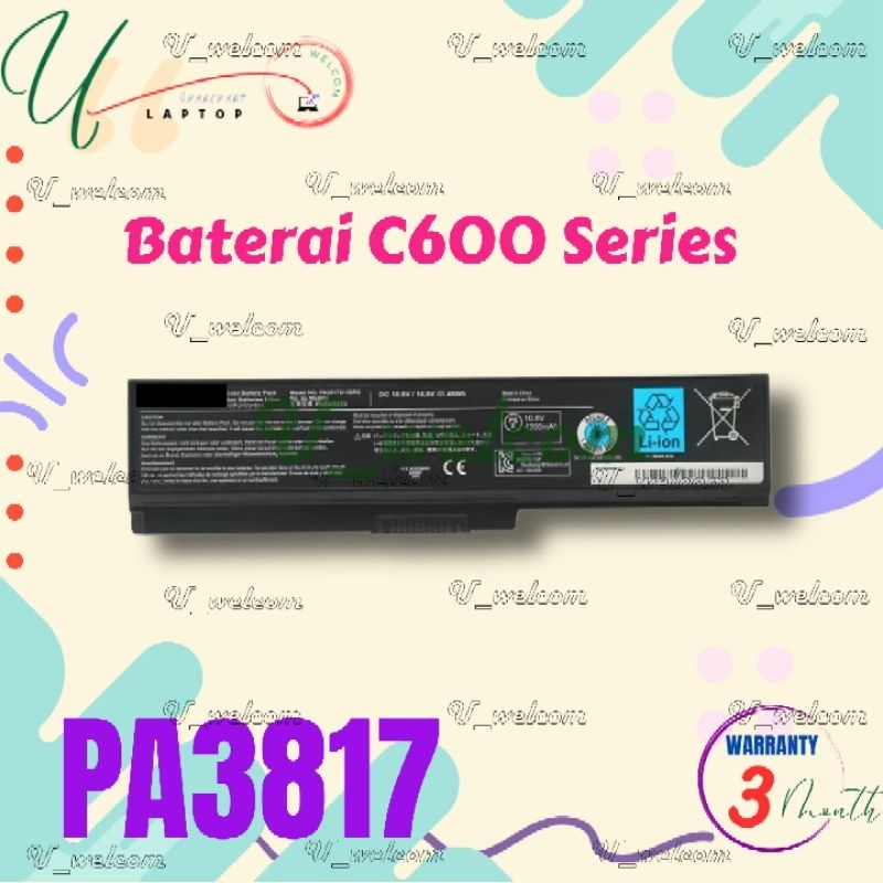 baterai toshiba satelite L745 ( PA-3817u ) PA3816U-1BRS PA3817U-1BRS PA3818U-1BRS PA3819U-1BRS PABAS