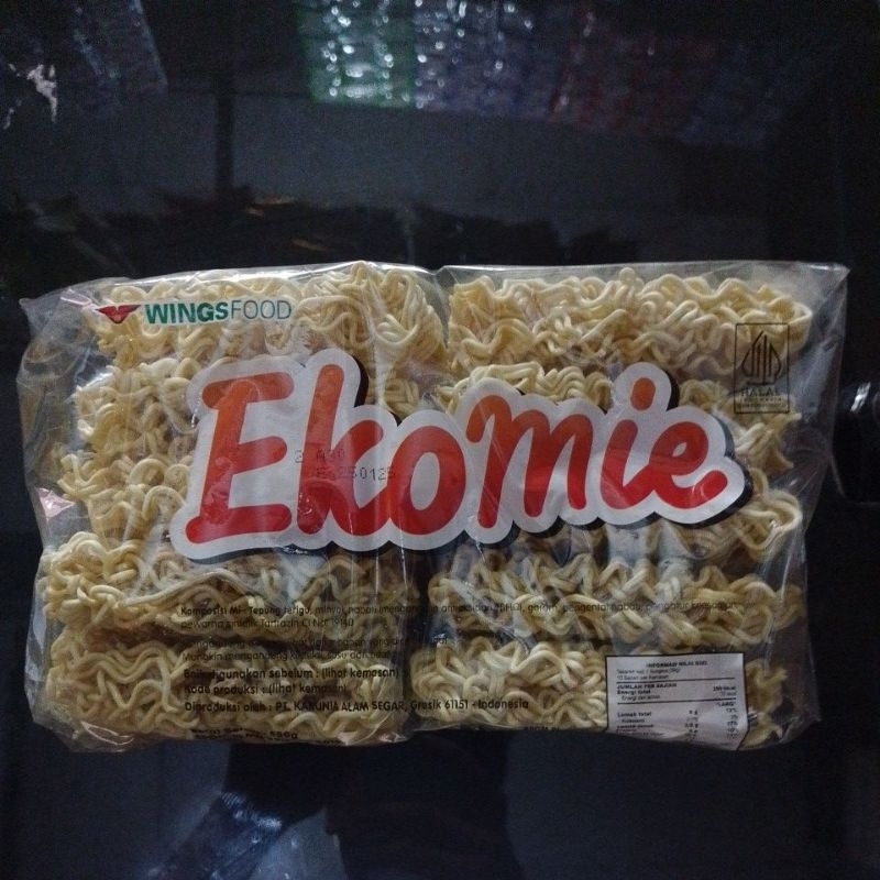 

Eko mie/ekomie kemasan 550gr isi 10 pcs