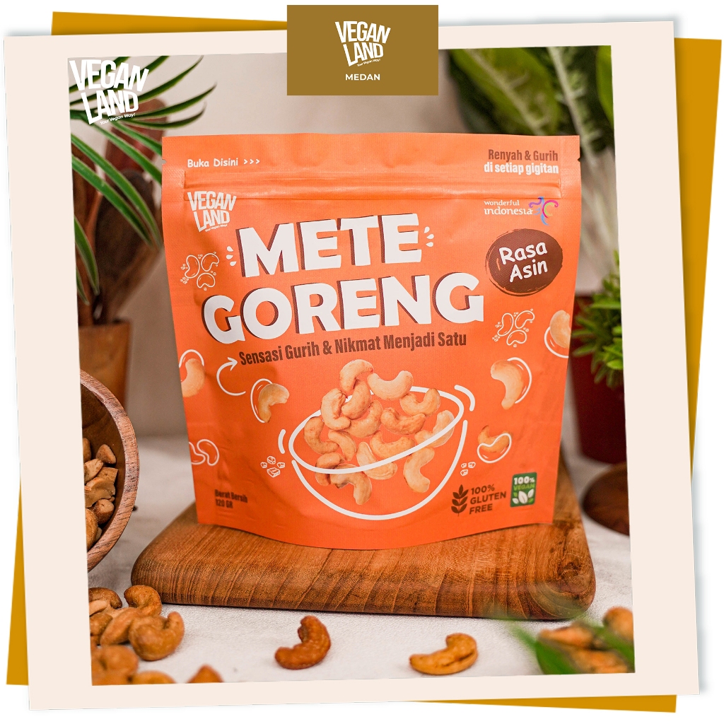 

[VEGAN] KACANG METE GORENG 120 GR | MENTE | FRIES CASHEW 120GR - VL MEDAN