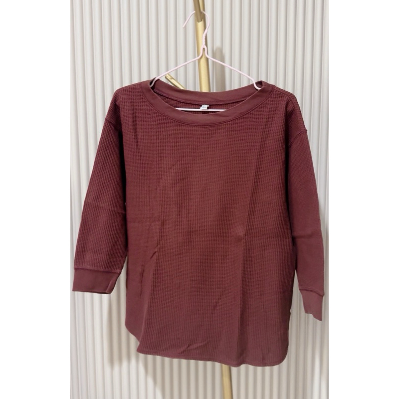 Sweater Uniqlo Waffle original store - uniqlo sale